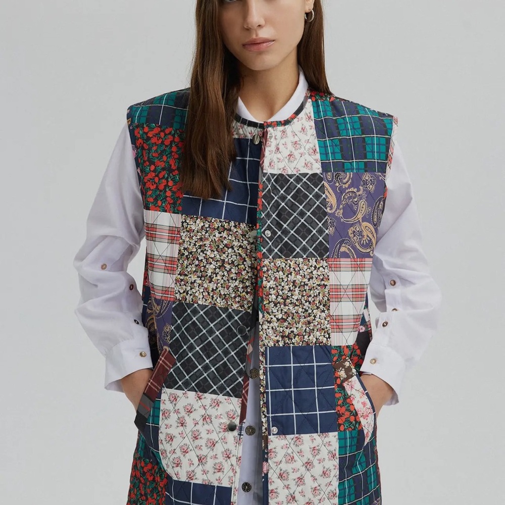 Patchwork Quilted Women's Coat